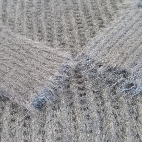 NWT Universal Thread Women Black Crewneck Open Knit Sweater Size Medium Coastal - Picture 9 of 9